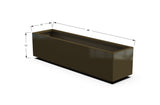 Aluminum Rectangular Outdoor or Indoor Planters - Plantercraft