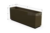 Aluminum Rectangular Outdoor or Indoor Planters - Plantercraft