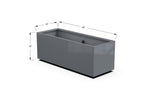 Aluminum Rectangular Outdoor or Indoor Planters - Plantercraft