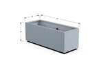 Aluminum Rectangular Outdoor or Indoor Planters - Plantercraft