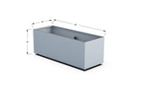 Aluminum Rectangular Outdoor or Indoor Planters - Plantercraft