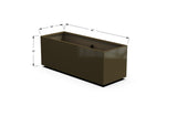 Aluminum Rectangular Outdoor or Indoor Planters - Plantercraft