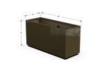 High Aluminum Rectangular Planter - Plantercraft