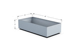 Aluminum Rectangular Outdoor or Indoor Planters - Plantercraft