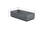 Aluminum Rectangular Outdoor or Indoor Planters - Plantercraft