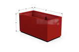 High Aluminum Rectangular Planter - Plantercraft