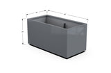 High Aluminum Rectangular Planter - Plantercraft