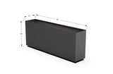 High Aluminum Rectangular Planter - Plantercraft