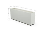 High Aluminum Rectangular Planter - Plantercraft