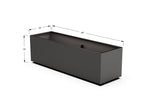 Aluminum Rectangular Outdoor or Indoor Planters - Plantercraft