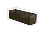 Aluminum Rectangular Outdoor or Indoor Planters - Plantercraft