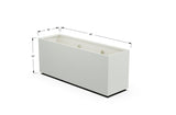 High Aluminum Rectangular Planter - Plantercraft
