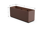 High Aluminum Rectangular Planter - Plantercraft