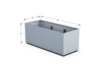 High Aluminum Rectangular Planter - Plantercraft