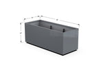 High Aluminum Rectangular Planter - Plantercraft