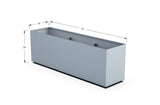 High Aluminum Rectangular Planter - Plantercraft