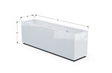 High Aluminum Rectangular Planter - Plantercraft