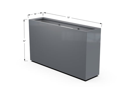 Aluminum Rectangular Planter - Plantercraft