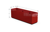 High Aluminum Rectangular Planter - Plantercraft