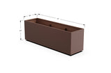 High Aluminum Rectangular Planter - Plantercraft