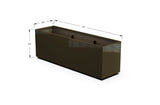 High Aluminum Rectangular Planter - Plantercraft