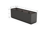 High Aluminum Rectangular Planter - Plantercraft