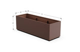High Aluminum Rectangular Planter - Plantercraft