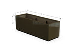 High Aluminum Rectangular Planter - Plantercraft