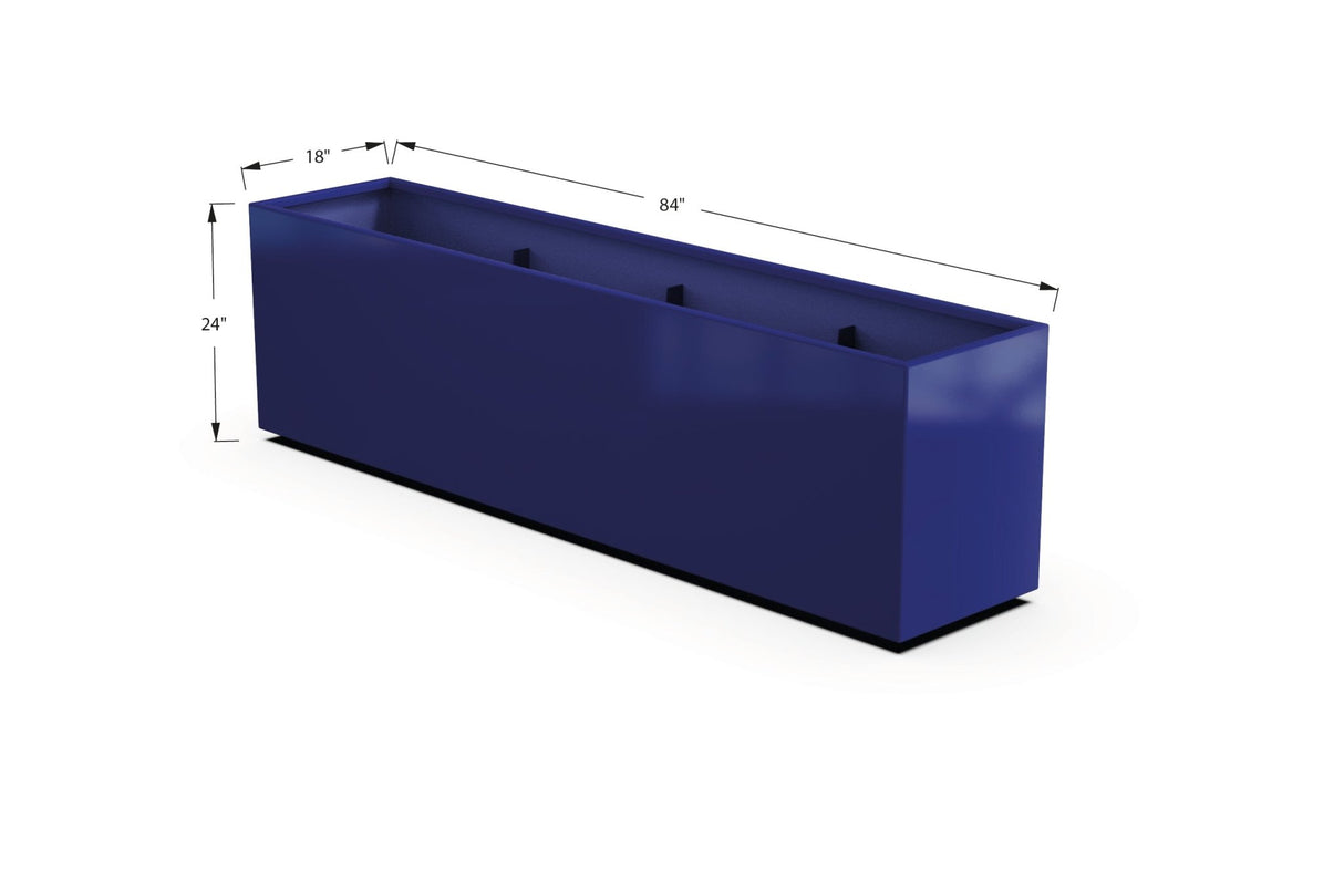 High Aluminum Rectangular Planter - Plantercraft