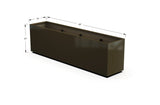 High Aluminum Rectangular Planter - Plantercraft