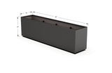 High Aluminum Rectangular Planter - Plantercraft
