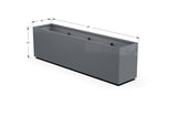 High Aluminum Rectangular Planter - Plantercraft