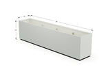 High Aluminum Rectangular Planter - Plantercraft