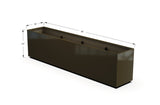 High Aluminum Rectangular Planter - Plantercraft