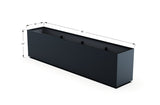 High Aluminum Rectangular Planter - Plantercraft