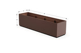 High Aluminum Rectangular Planter - Plantercraft