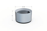 Aluminum Round Planter - Plantercraft