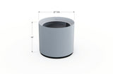 Aluminum Round Planter - Plantercraft