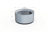 Aluminum Round Planter - Plantercraft