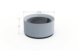 Aluminum Round Planter - Plantercraft