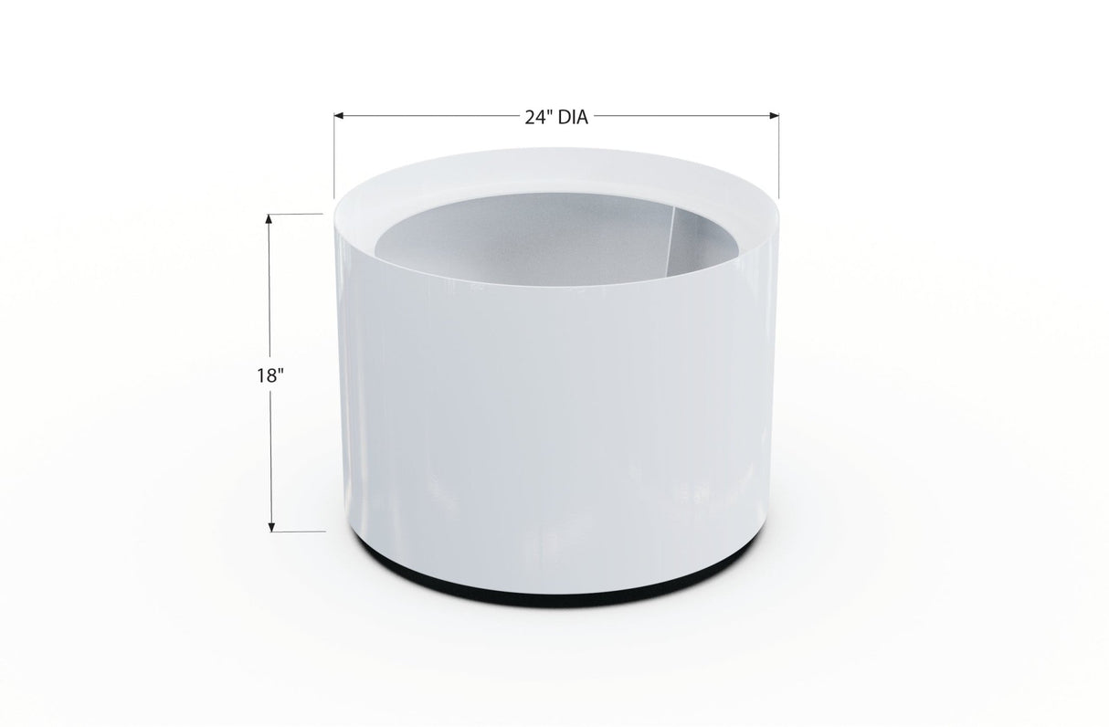 Aluminum Round Planter - Plantercraft