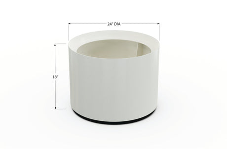 Aluminum Round Planter - Plantercraft