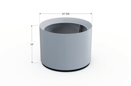 Aluminum Round Planter - Plantercraft