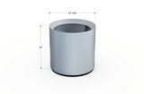 Aluminum Round Planter - Plantercraft