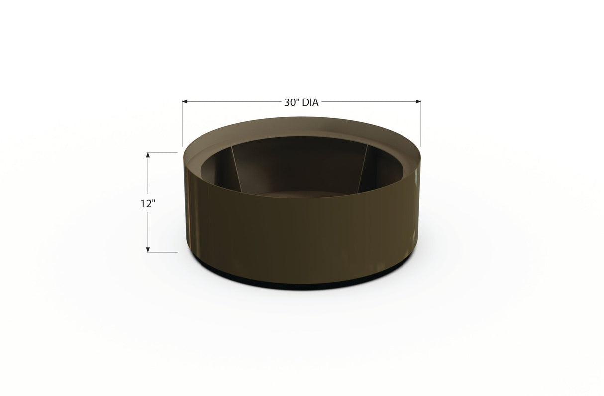 Aluminum Round Planter - Plantercraft