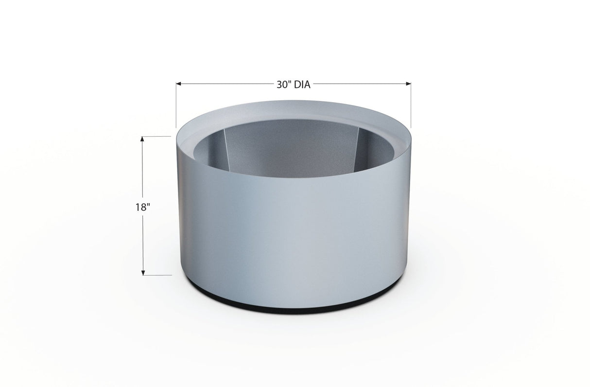 Aluminum Round Planter - Plantercraft