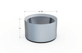 Aluminum Round Planter - Plantercraft