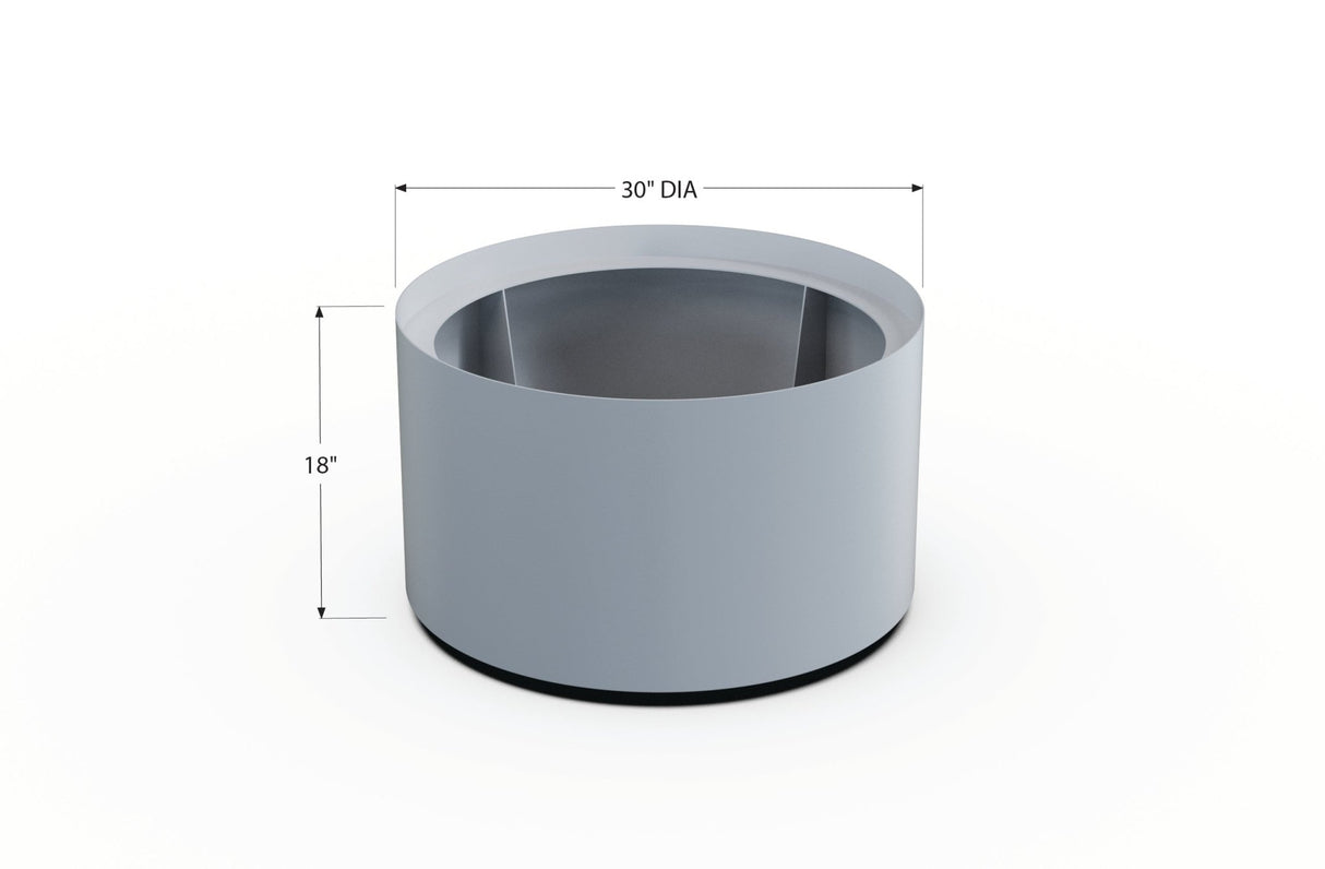 Aluminum Round Planter - Plantercraft