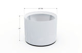 Aluminum Round Planter - Plantercraft