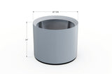 Aluminum Round Planter - Plantercraft